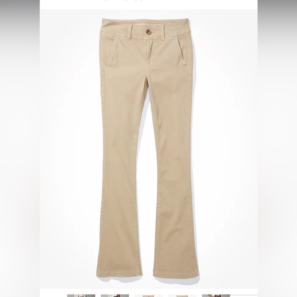 American Eagle boot cut khaki pants